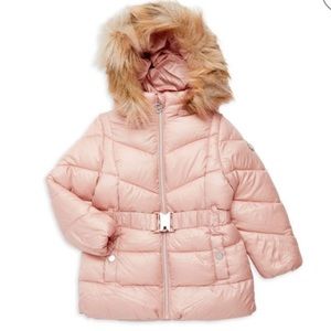 BNWT - MICHAEL MICHAEL KORS
Little Girl’s Belted Puffer Coat